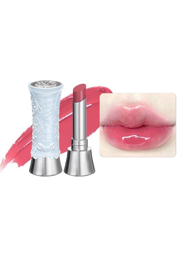 فلاور نوز ملمع شفاه ثابت من فلاور نوز سوان باليه شاين - مرطب شفاه ملون - ملمع شفاه مرطب في بلسم - مكياج شفاه يدوم طويلاً للفتيات والنساء، نباتي وخالٍ من القسوة (B06 بلو ريبون) - Image 1