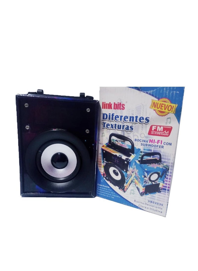 سماعة فلاش ميموري صغيرة بصوت قوي موديل 2035 مناسبة للمنازل والسيارات والمكاتب - Image 1