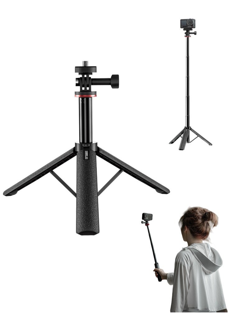 ستارت آر سي - 51 سم عصا سيلفي ثلاثية القوائم قابلة للتمديد DJI Osmo Pocket 3 ， حامل كاميرا قابل للتعديل مع محور دوار، تمديد محمول لكاميرا الحركة Insta360 ONE X4 / X3 / X2 - Image 1