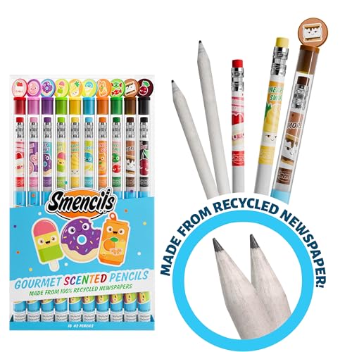 Scentco Graphite Smencils (2 Pack) - HB #2 Patented Gourmet Scented Pencils, 10 Count, Gifts for Kids, School Supplies - Image 3