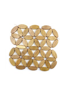 AL QADAH Bamboo Square Tableware 20cm Natural Charm for Stylish Dining  - Image 1
