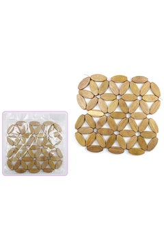 AL QADAH Bamboo Square Tableware 20cm Natural Charm for Stylish Dining  - Image 2