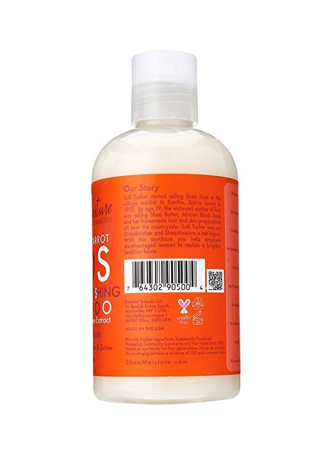 SheaMoisture Mango And Carrot Extra Nourishing Shampoo Clear 236ml - Image 3