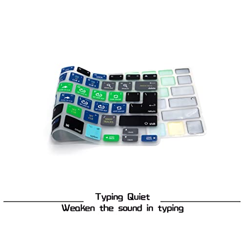 HRH Serato DJ Functional Shortcuts Hotkey Silicone Keyboard Cover Skin for MacBook Air 13,for MacBook Pro13/15/17 (with or w/Out Retina Display, 2015 or Older Version),for iMac Older,USA/European - Image 4