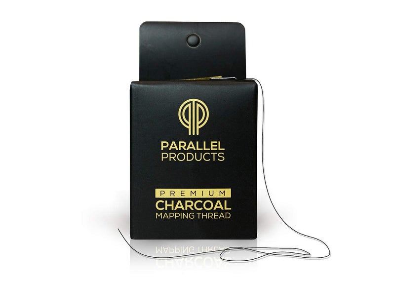 Parallel Products - Premium Eyebrow Mapping String for Microblading - Pre-Inked - 1 mm Charcoal Thread - Essential Brow Microblading Supplies - 15 Meters per Box - Image 1