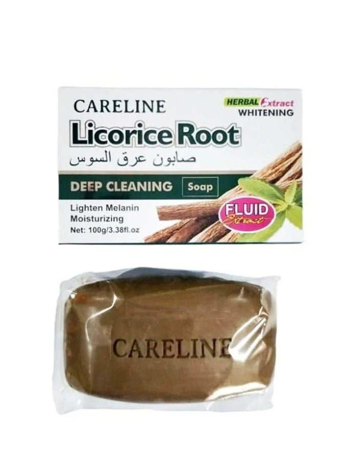 Careline Licorice Root Soap 100grams - 3 pieces - Image 3