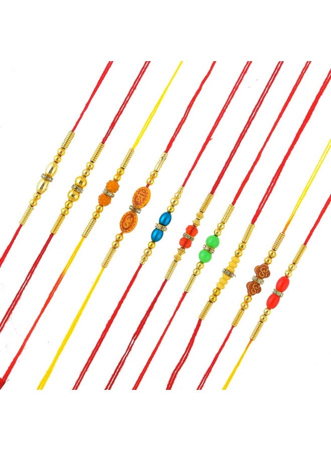 Mobison HakunaMatata Combo of 10 Dora Rakhi Set for Brother, Bhaiya, Bhabhi for Rakhi/Rakshabandhan with Roli Chawal & Greeting Card | Premium Rakhi Hamper RKHMPR1 - Image 3