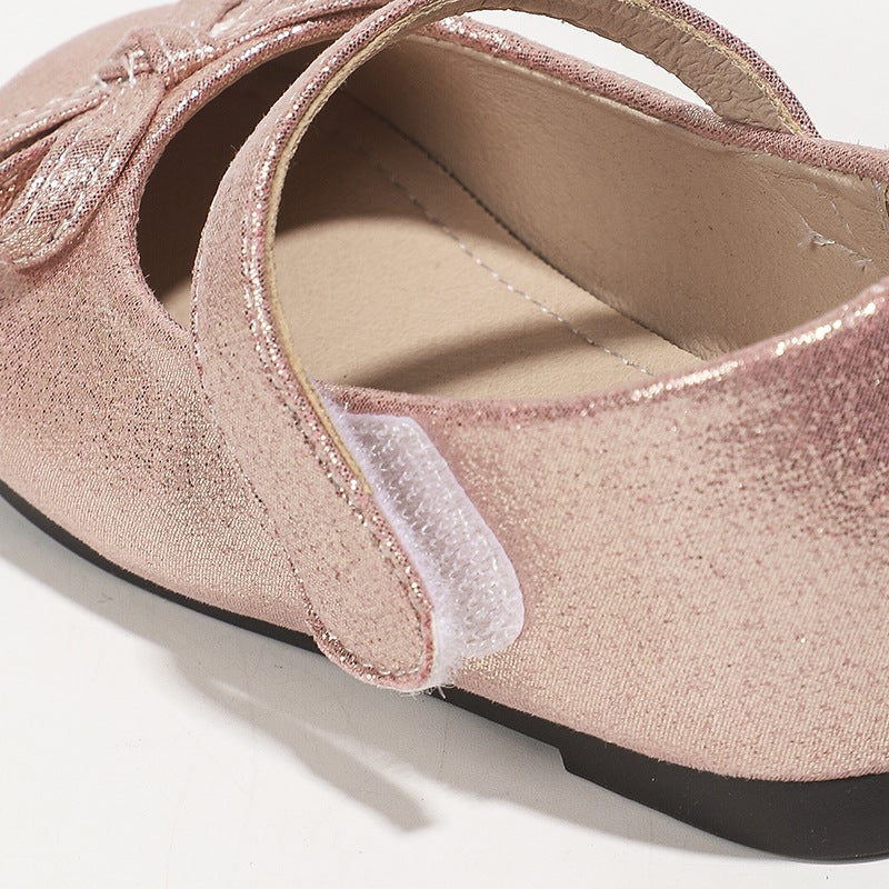 Girls' Leather Shoes 2026 Autumn New Children'S Loafers Princess Shoes Baby Soft-Soled Non-Slip Flats - Image 5