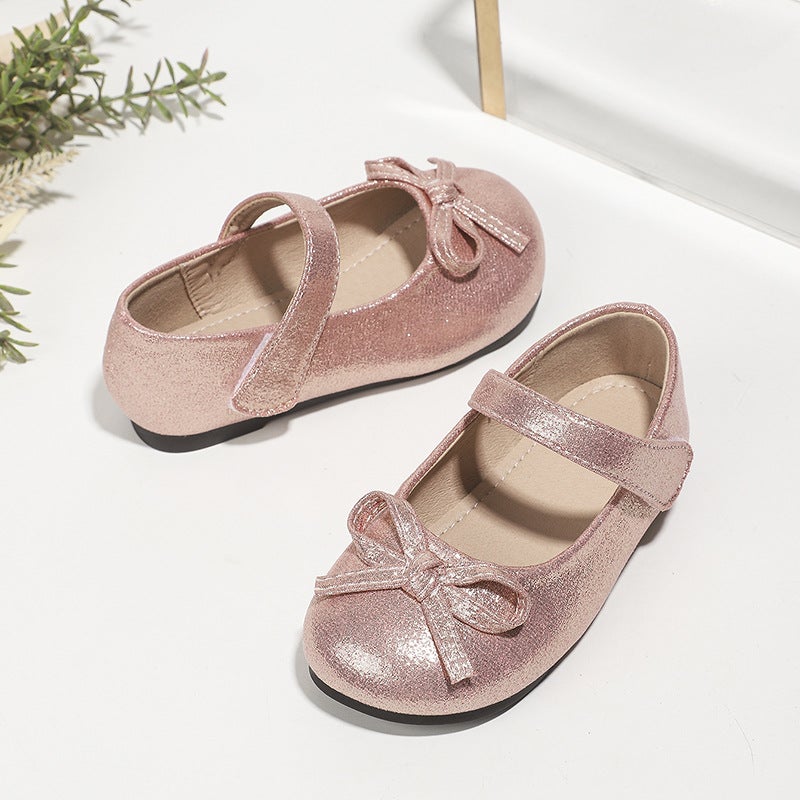 Girls' Leather Shoes 2026 Autumn New Children'S Loafers Princess Shoes Baby Soft-Soled Non-Slip Flats - Image 4