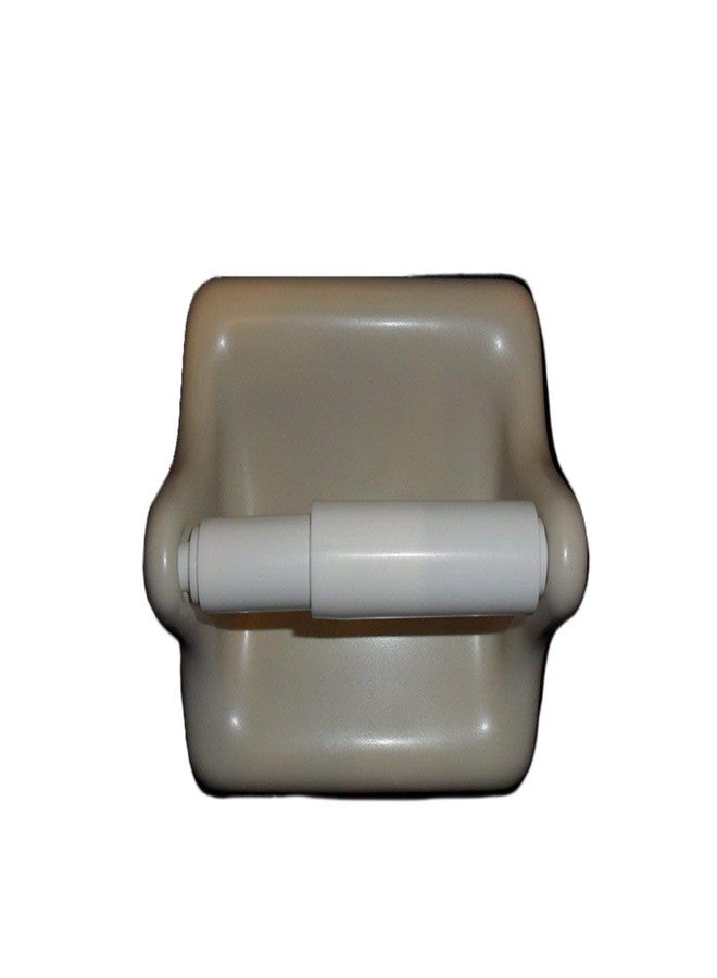 Daltile Bath Accessories Toilet Paper Holder Almond Glazed Ceramic - Image 1