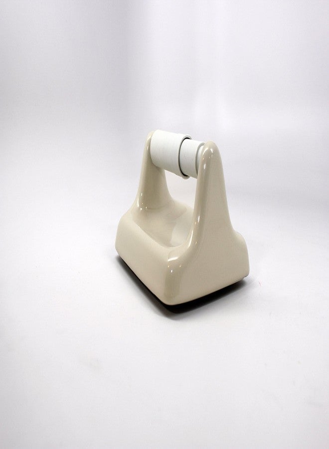 Daltile Bath Accessories Toilet Paper Holder Almond Glazed Ceramic - Image 2