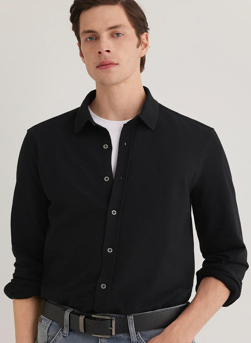 MAVI Black Jersey Shirt