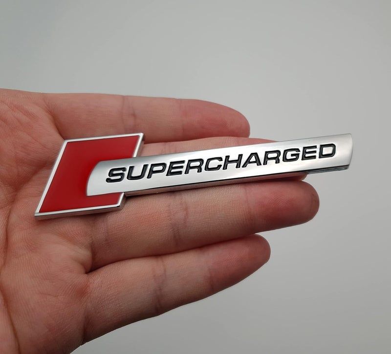 ChezMax Supercharged Emblem Car Logo - 2Pcs Metal Badge - Image 2