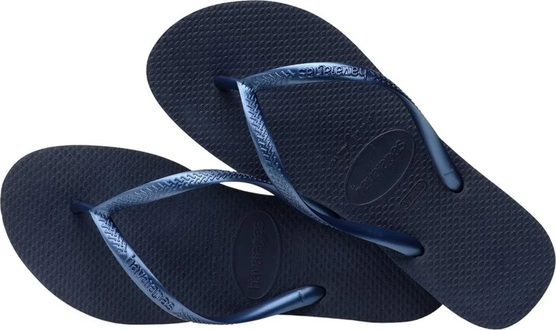 havaianas Slim Navy Blue Slippers