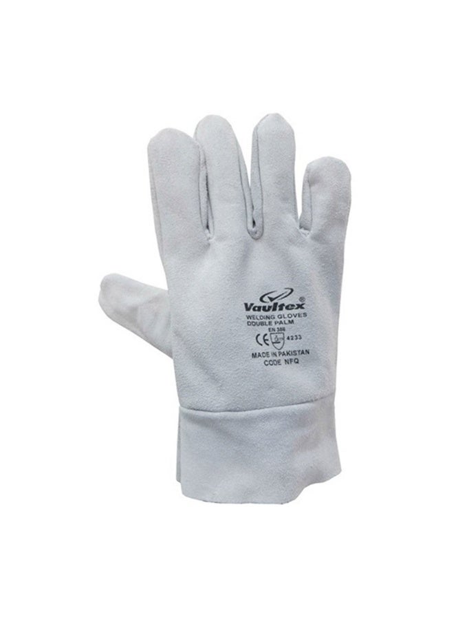 Vaultex Vaultex NFQ double Palm Chrome Leather Welding gloves, 12Pairs/pack - Image 1