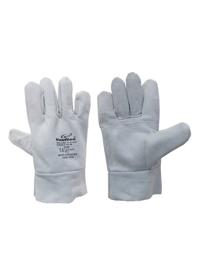 Vaultex Vaultex NFQ double Palm Chrome Leather Welding gloves, 12Pairs/pack - Image 3