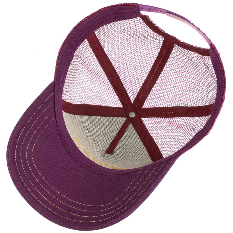 Stetson American Heritage Trucker Cap Men Breathable Mesh Snapback Summer Winter Bordeaux - Image 3