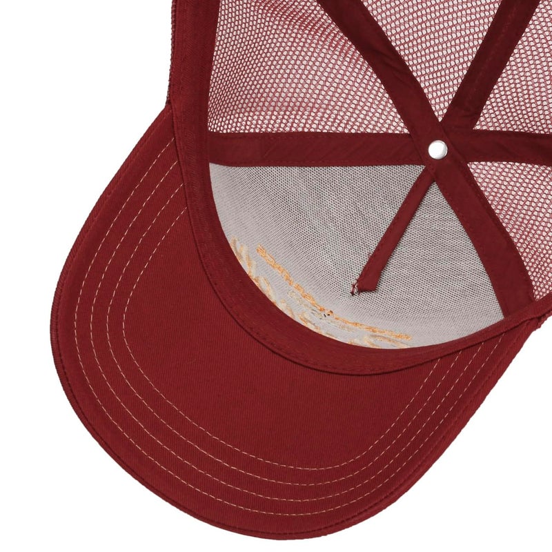 Stetson American Heritage Trucker Cap Men Breathable Mesh Snapback Summer Winter Bordeaux - Image 5