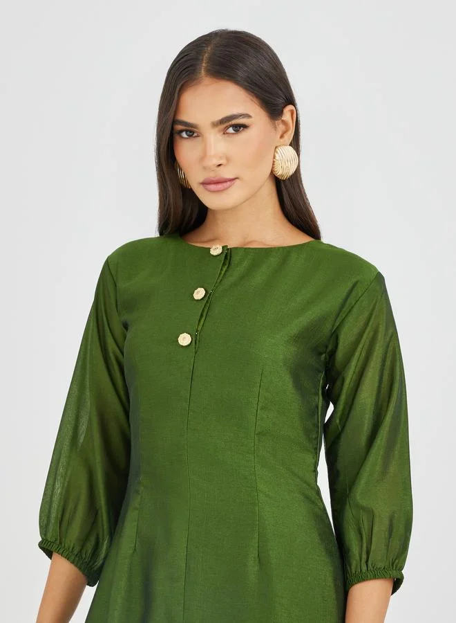 Maxim Creation A-Line Midi Dress