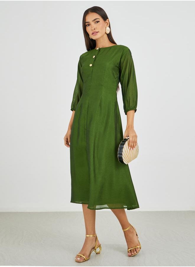 Maxim Creation A-Line Midi Dress  - Image 1