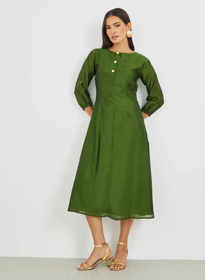 Maxim Creation A-Line Midi Dress