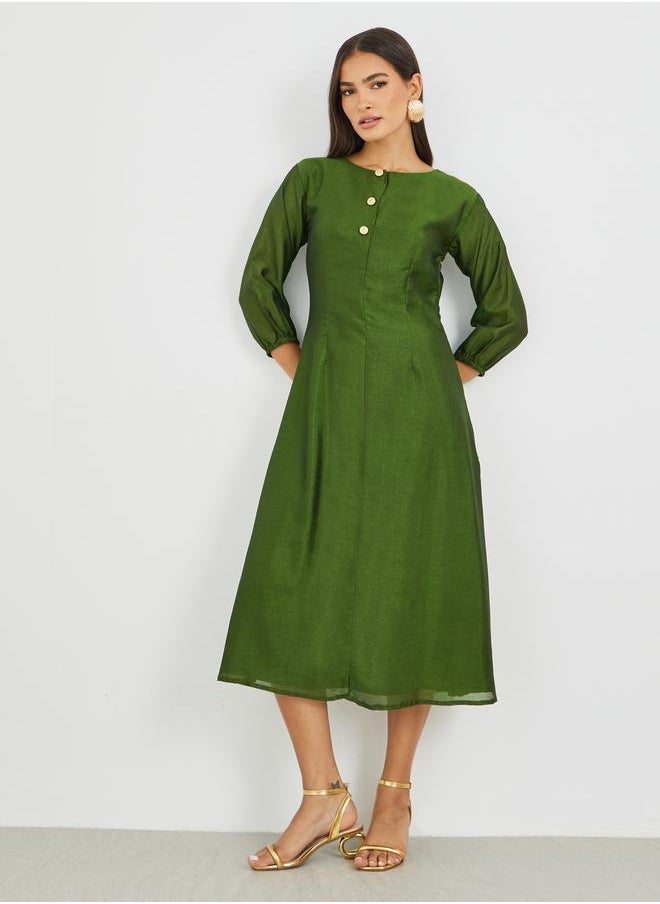 Maxim Creation A-Line Midi Dress  - Image 3