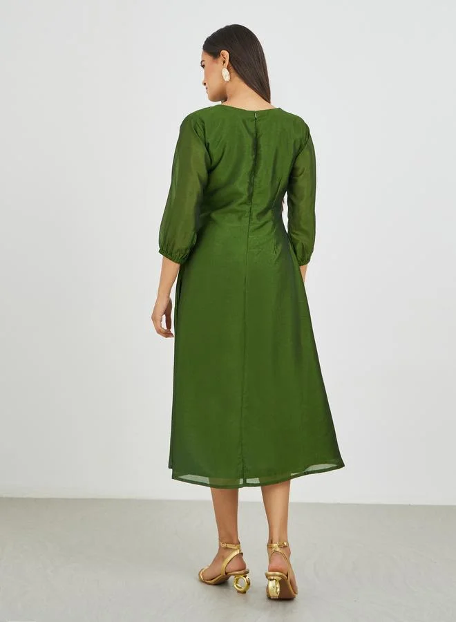 Maxim Creation A-Line Midi Dress