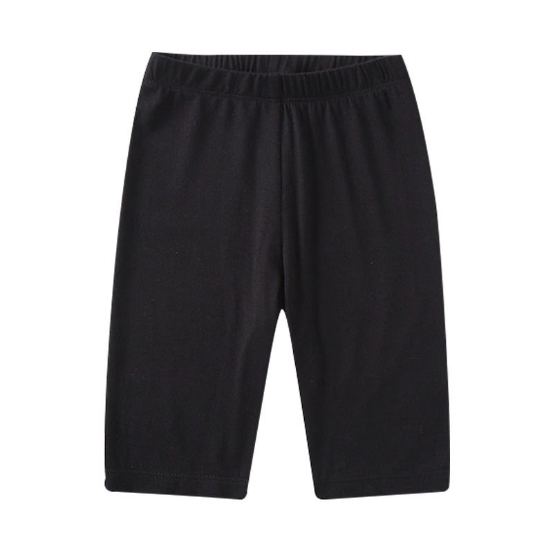 Girls' Modal Knee-Length Pants Ultra-Thin Summer Mid-Length White Cycling Pants Ice Silk Baby Girl Children'S Leggings - Image 5