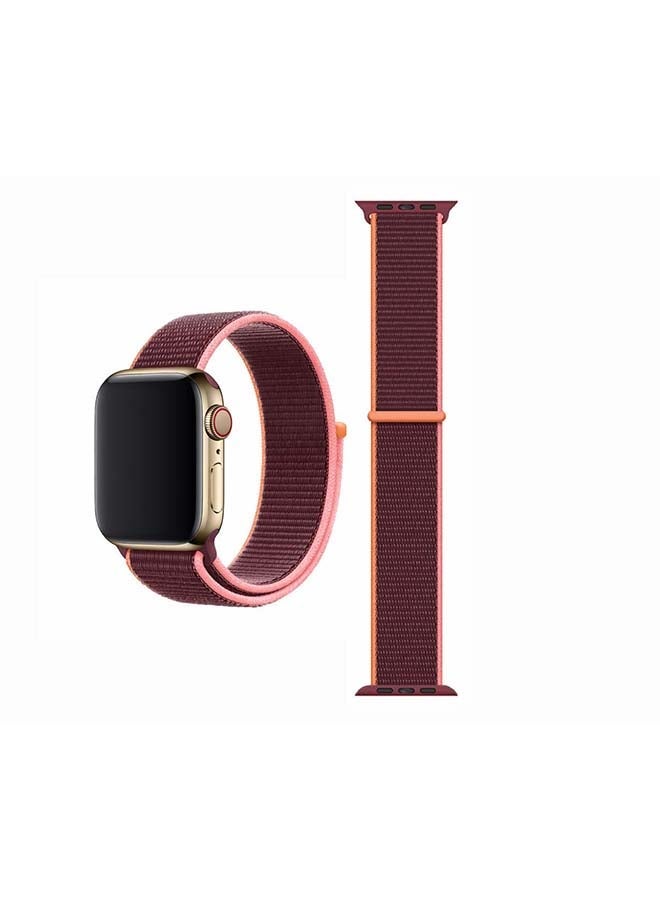 Perfii Replacement Band For Apple Watch Series 6/SE/5/4/3/2/1 Plum - Image 1