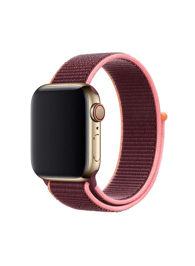 Perfii Replacement Band For Apple Watch Series 6/SE/5/4/3/2/1 Plum - Image 2