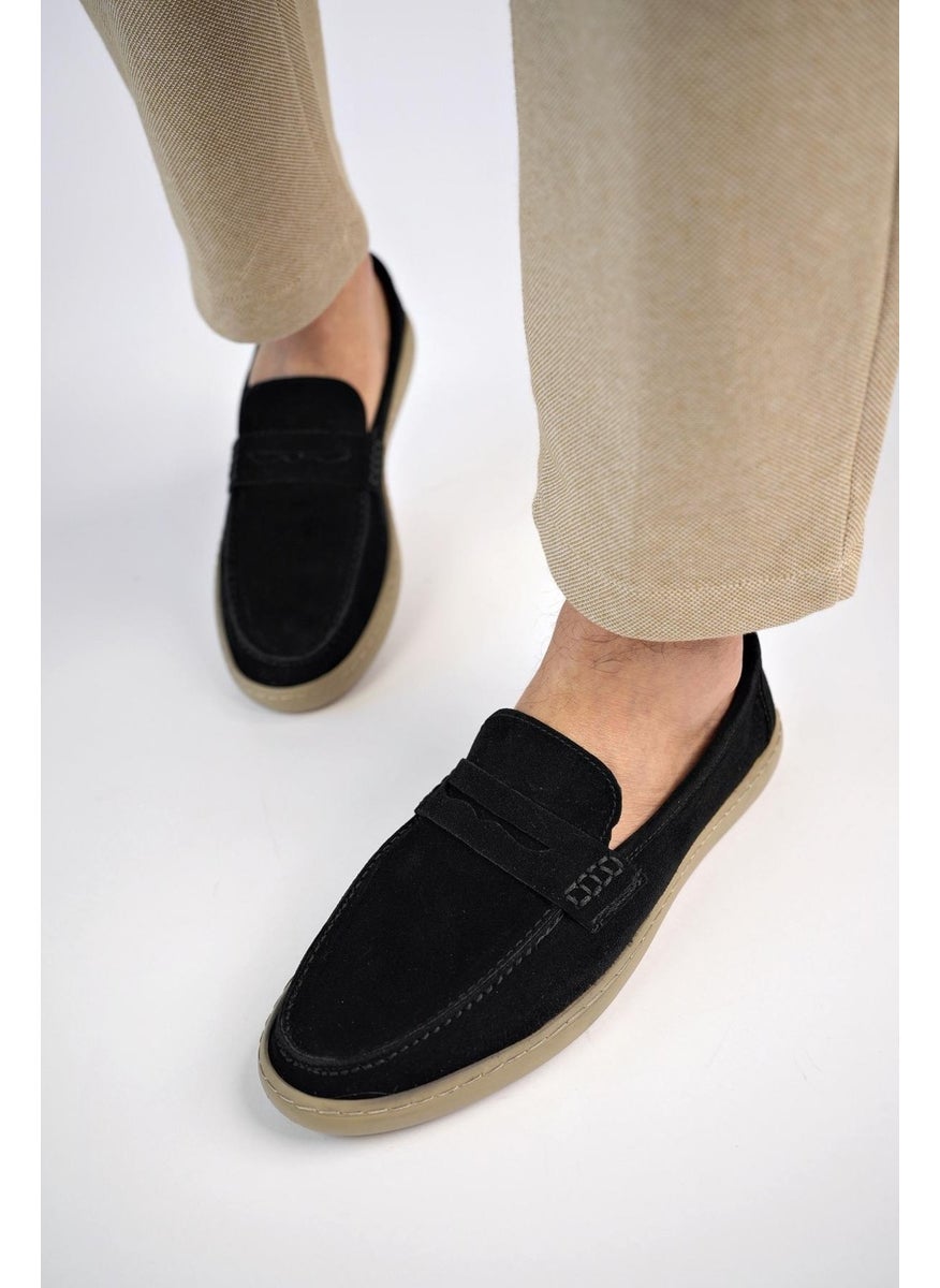 muggo Denzel Guaranteed Daily Classic Leather Casual Comfortable Laceless Men's Shoes  - Image 4