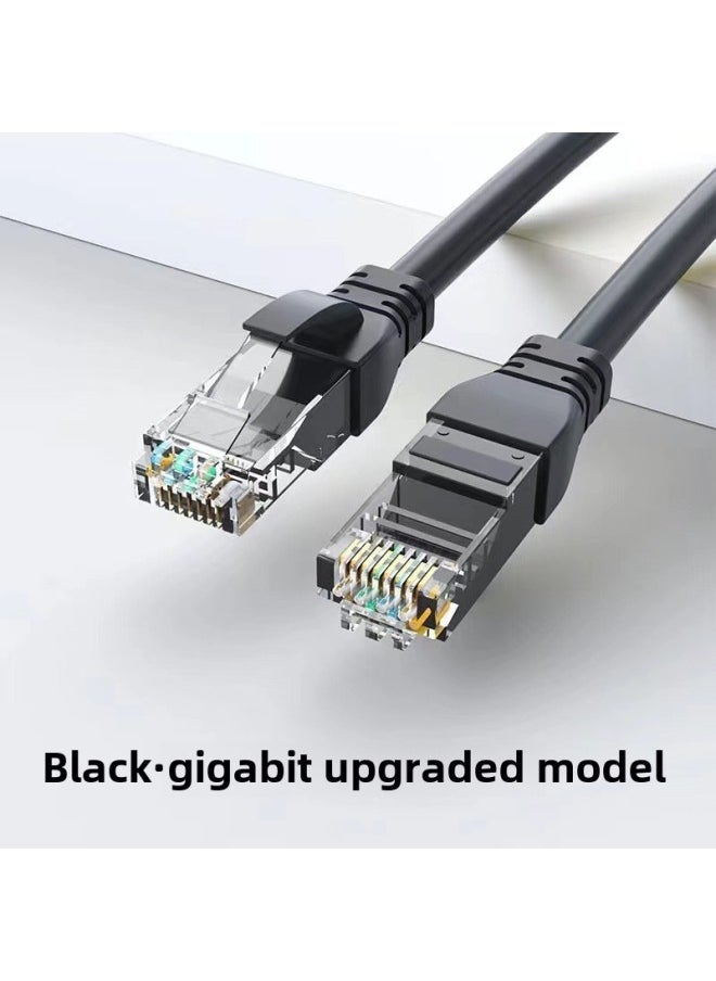 Generic Super Six Types Of Finished Network Cable Cat6e Gigabit Network Cable High-speed Connection Line Computer Jumper 8-core Twisted Wire-Color:Internet Access Non-stop Upgraded Model 6 Types Of Network  - Image 1