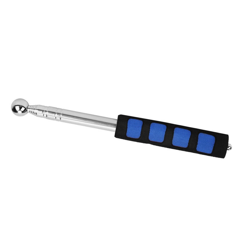 Telescopic Detection Hammer: Stainless Steel Body, Sponge Shockproof Handle - Retractable Space-Saving Hollowing Drum Hammer for Home Decoration Inspection - Image 5