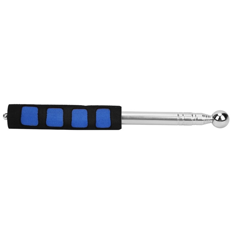 Telescopic Detection Hammer: Stainless Steel Body, Sponge Shockproof Handle - Retractable Space-Saving Hollowing Drum Hammer for Home Decoration Inspection - Image 4