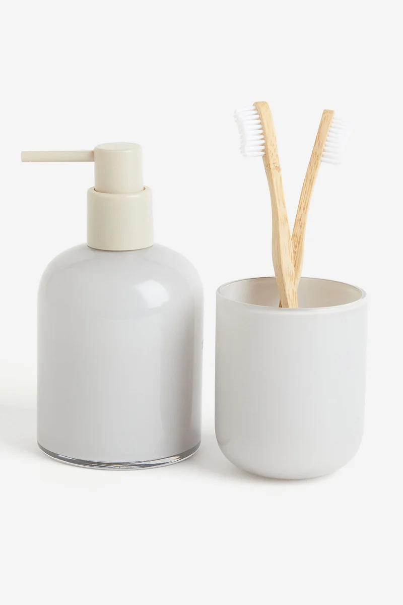 H&M Glass Soap Dispenser