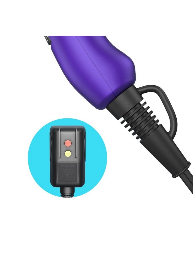 Wazor - Lightweight Hair Dryer With Diffuser, Negative Ionic Professional 1875W Blow Dryer With 2 Speed 3 Heat Settings Cool Shot Purple - Image 1