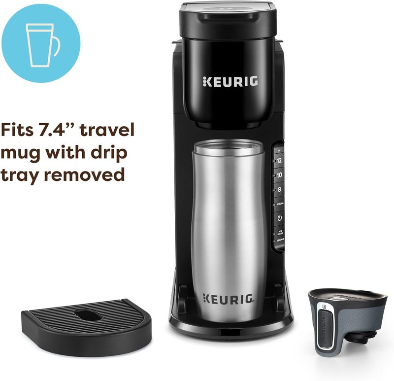 Keurig صانعة القهوة K-Express ذات الحصة الواحدة – خيار التحضير القوي، خزان سعة 42 أونصة، تصميم أنيق لاستضافة العطلات والهدايا، أسود - Image 5