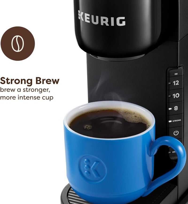 Keurig صانعة القهوة K-Express ذات الحصة الواحدة – خيار التحضير القوي، خزان سعة 42 أونصة، تصميم أنيق لاستضافة العطلات والهدايا، أسود - Image 2