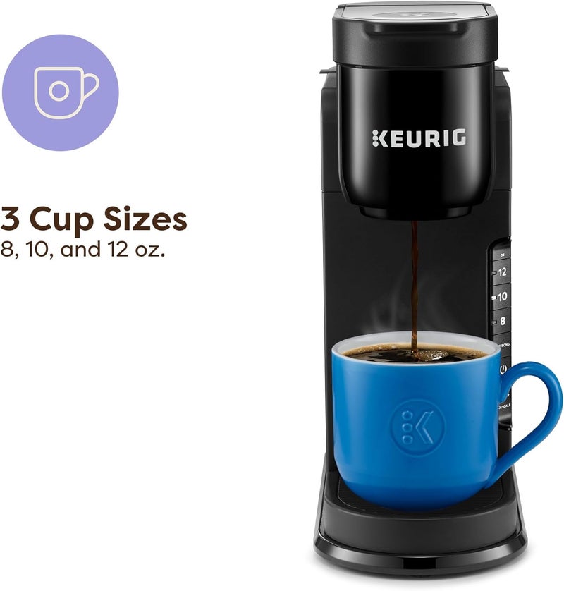 Keurig صانعة القهوة K-Express ذات الحصة الواحدة – خيار التحضير القوي، خزان سعة 42 أونصة، تصميم أنيق لاستضافة العطلات والهدايا، أسود - Image 3