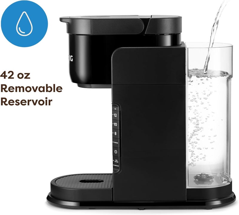 Keurig صانعة القهوة K-Express ذات الحصة الواحدة – خيار التحضير القوي، خزان سعة 42 أونصة، تصميم أنيق لاستضافة العطلات والهدايا، أسود - Image 4