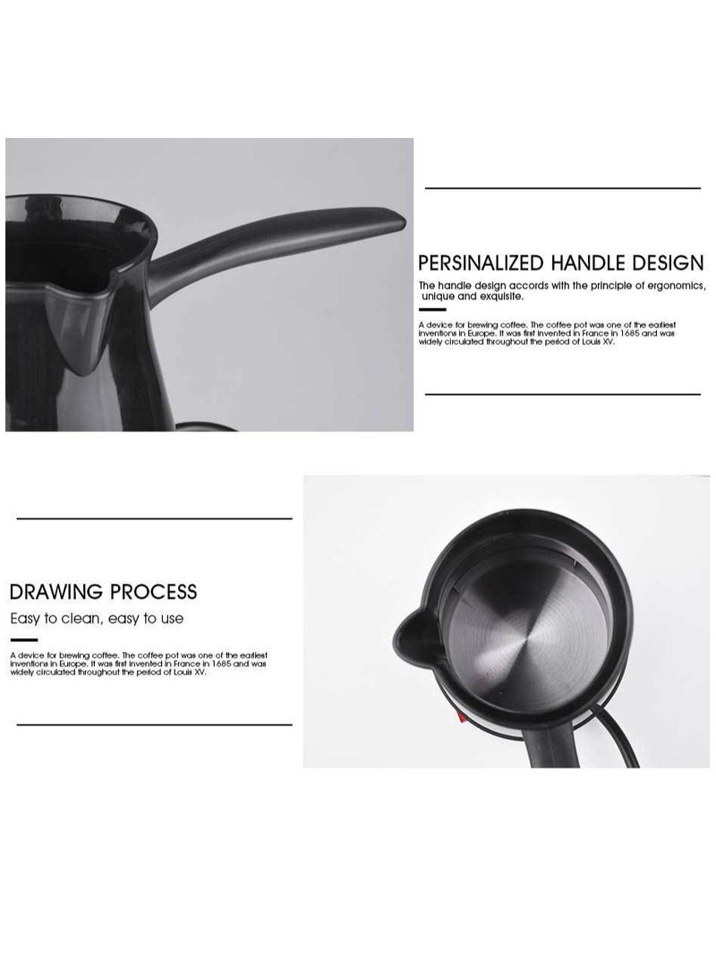 DSP Electric Coffee Pot – 300ml Capacity, Hidden Stainless Steel Heating Element, Heat-Resistant Handle – Fast and Efficient Brewing - Image 4