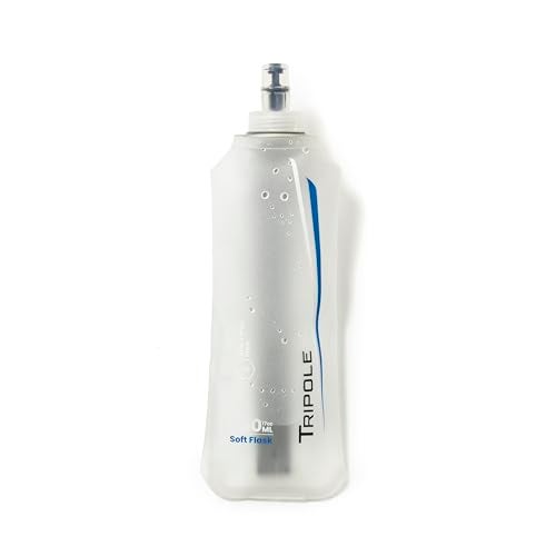 Tripole TPU Hydration & Water Soft Flask For Running And Cycling | 500 Ml (White) - Image 1