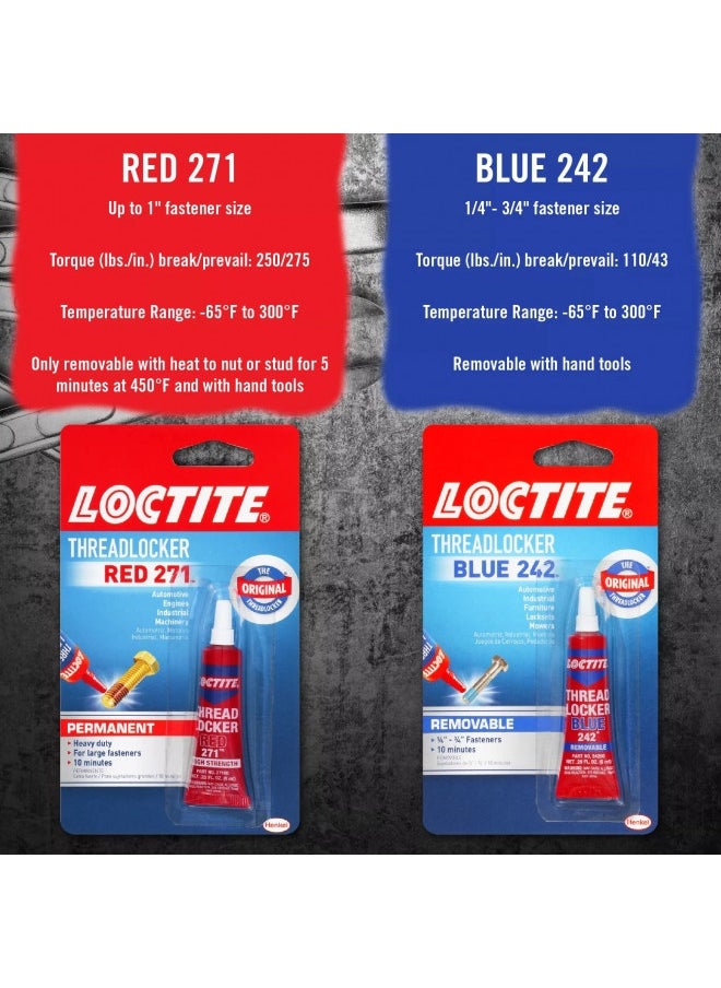 Loctite - Loctite Threadlocker Blue 242 Nut/Bolt Locker - Image 1