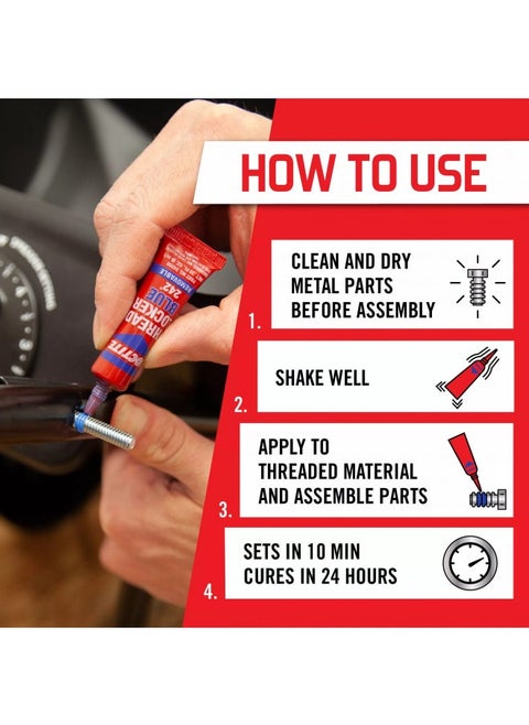 Loctite Threadlocker Blue 242 Nut/Bolt Locker