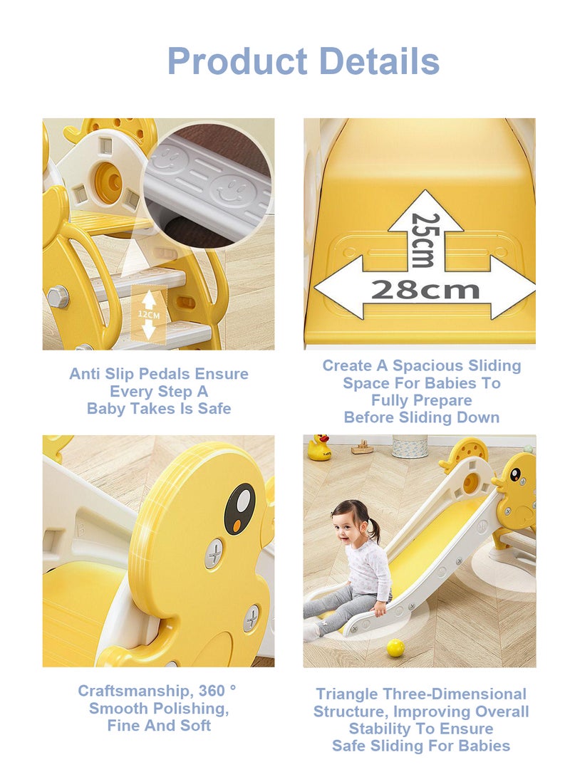 MaBaby شريحة أطفال منزلية صغيرة للأطفال منزلق داخلي قائم بذاته، سهلة التجميع للأطفال، مجموعة لعب متسلق، لعبة متسلق قائمة بذاتها، شريحة طفل صغير - Image 5