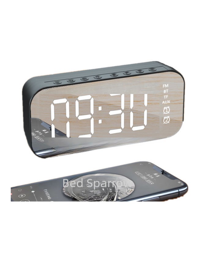 نيوترل ساعة متعددة الوظائف مع سماعة بلوتوث، سماعة كمبيوتر صغيرة محمولة، سماعة بلوتوث مع مضخم صوت، منبه بلوتوث، ستيريو بلوتوث - Image 5