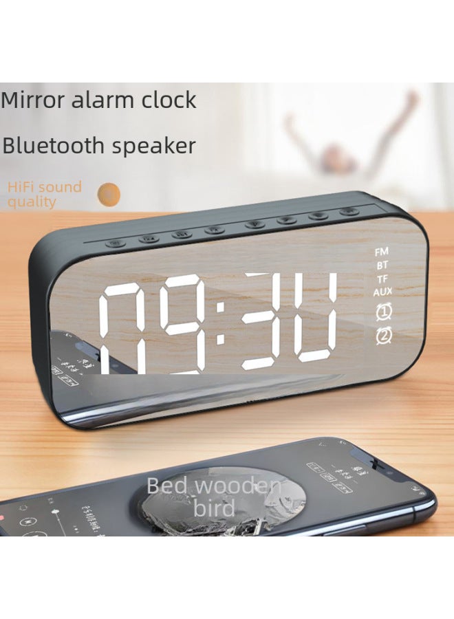 نيوترل ساعة متعددة الوظائف مع سماعة بلوتوث، سماعة كمبيوتر صغيرة محمولة، سماعة بلوتوث مع مضخم صوت، منبه بلوتوث، ستيريو بلوتوث - Image 2