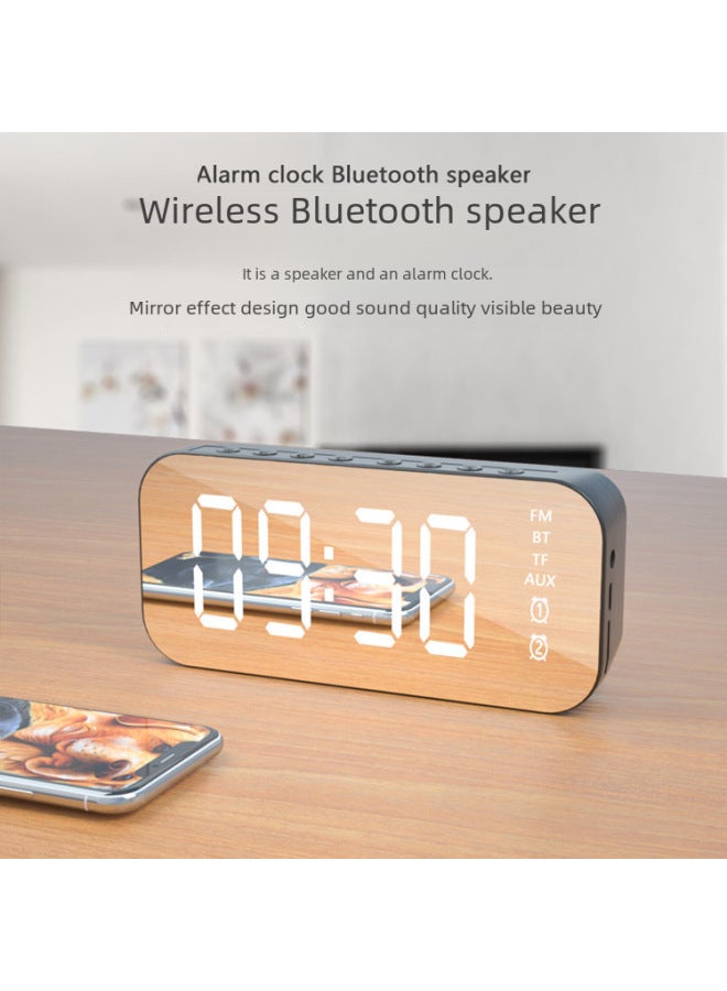 نيوترل ساعة متعددة الوظائف مع سماعة بلوتوث، سماعة كمبيوتر صغيرة محمولة، سماعة بلوتوث مع مضخم صوت، منبه بلوتوث، ستيريو بلوتوث - Image 3