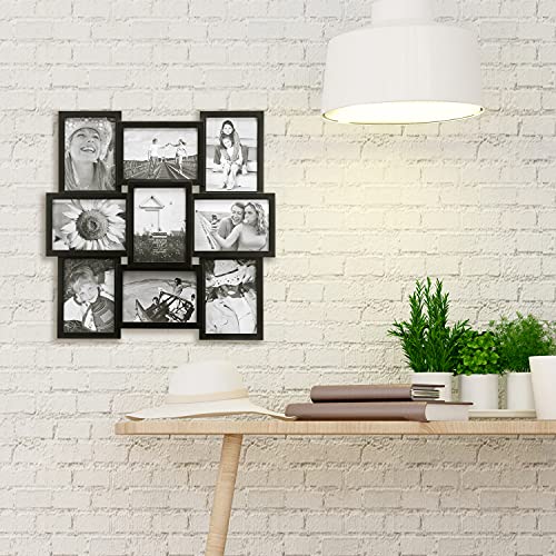 Malden International Designs Crossroads Puzzle Collage Picture Frame, 9 Option, 9-5x7, Black - 2119-957 - Image 4