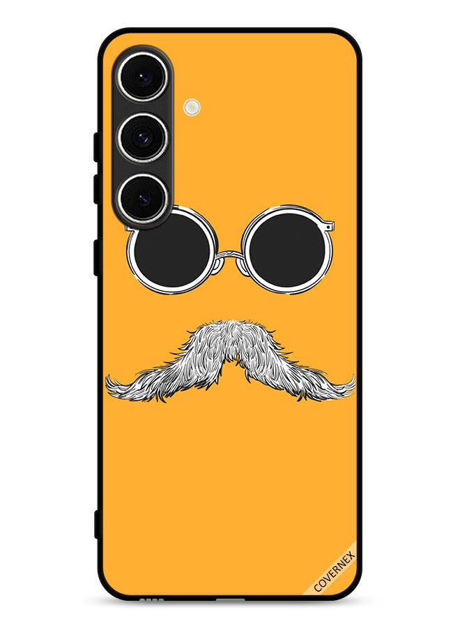 Covernex Samsung Galaxy M56 5G Protective Case Cover Glasses And Mustache Art - Image 1